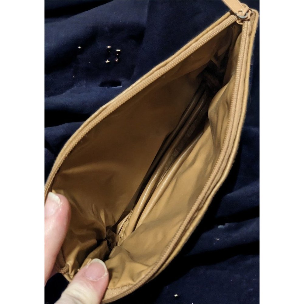 Tan Leather Toiletry Pouch - Picture 3 of 6